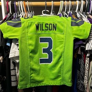 Nike Russell Wilson NFL jersey - loved well - kids small (8)